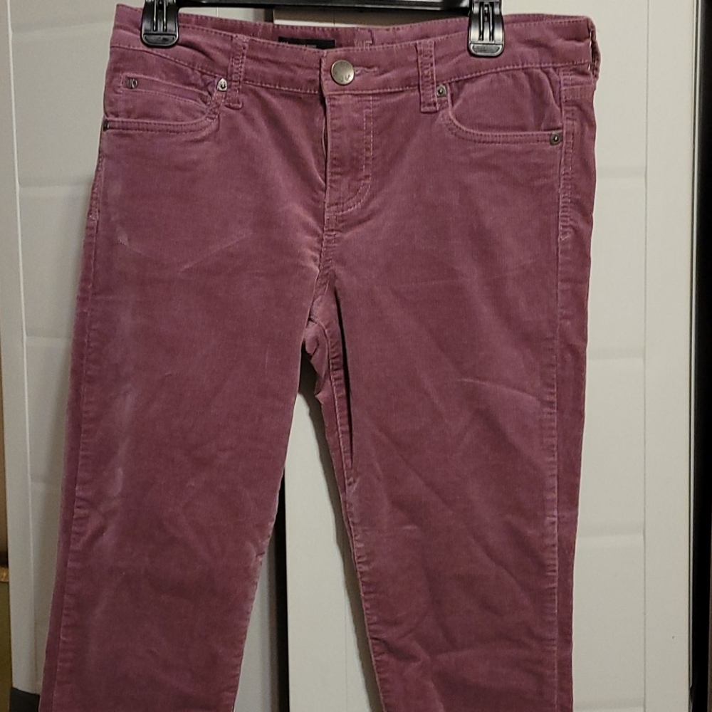 Purple corduroy jeans